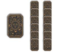 Karma, Juego de calcomanías de vinilo con forma, impermeable, mate, retro, estético, para portátiles, vasos, diarios, estrellas