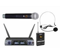 Karma Micrófono Dual UHF de Mano - Diadema