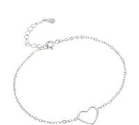 Karma NH11402607 Sisters by Heart Herz Silber925 Modern Silber Armkettchen Schmuck für Frauen Schwestern hochwertiges Damenarmband Damenschmuck