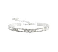Karma NH11434684 Tobillera de plata o oro, 15 cm, moderna, filigrana, tobillera para vacaciones, playa, accesorios de moda de noche, 15,5 x 0,6 cm, Metal, No es una piedra preciosa