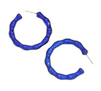 Karma NH11740718 - Pendientes de aro redondos acrílicos, multicolor, 3,8 cm, para mujer, 3,8 x 3,8 cm, Acrílico, Sin piedra preciosa