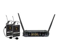 Karma RADIOMICROFONO Doble LAVALIER INALÁMBRICA UHF