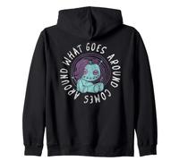 Karma What Goes Around Comes Around Equilibrio Destino Sudadera con Capucha