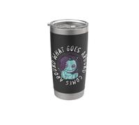 Karma What goes around comes around equilibrio destino Vaso térmico de acero inoxidable de doble pared