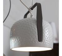 Karman Bag lámpara colgante blanca Ø 32cm textura True