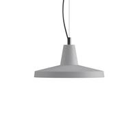 Karman Lámpara colgante Gangster, gris, Ø 35 cm, cerámica, E27