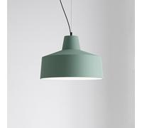 Karman Lámpara colgante Gangster, verde, Ø 48 cm, cerámica, E27