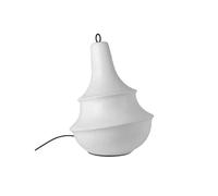 Karman lámpara de pie exterior Lady D, altura 66 cm, blanco, fibra de vidrio
