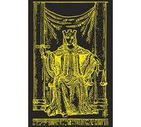 Karmic Balance - Black Tarot Journal Inspired by the Justice Archetype: A Minimalist 6x9 College-Ruled Notebook Featuring a Yellow Justice Symbol ... Tarot Notes & Spiritual Alignment