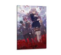 karn Póster estético de anime 86 Eighty Six Pósteres de lienzo decorativo para la habitación, póster de decoración de pared, pósteres de decoración de 12 x 18 pulgadas (30 x 45 cm) estilo marco