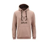 KARNAC | Hombre | Sudadera con Capucha | Sudaderas | Bolsillo Canguro | Ligera | Trekking | Hiking | Urbano | Viaje | Adulto (FR/ES, Letras, L, Regular, Regular, Light Beige)