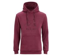 KARNAC | Hombre | Sudadera con Capucha | Sudaderas | Bolsillo Canguro | Ligera | Trekking | Hiking | Urbano | Viaje | Adulto (FR/ES, Letras, XXL, Regular, Regular, Burdeos)