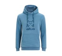 KARNAC | Hombre | Sudadera con Capucha | Sudaderas | Bolsillo Canguro | Ligera | Trekking | Hiking | Urbano | Viaje | Adulto (FR/ES, Letras, M, Regular, Regular, Azul)