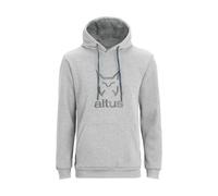 KARNAC | Hombre | Sudadera con Capucha | Sudaderas | Bolsillo Canguro | Ligera | Trekking | Hiking | Urbano | Viaje | Adulto (FR/ES, Letras, M, Regular, Regular, Gris)