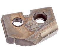KARNASCH 2230100155 Plaquitas de Broca de Paleta para Alu, latón, Cobre, Polvo de acero 25, 15.5mm Diámetro, 132° Ángulo de punto
