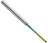 Karnasch 3062030200020250 Microfresa Metal Duro Con Radio Angular, < 15×D Profundidad De Corte, 2.0Mm Diámetro De Corte, 0.20Mm Radio De Esquina, 25Mm Usando La Longitud, 4Mm