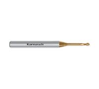 Karnasch 3062570150060 Microfresa Metal Duro Con Radio De 3D, < 15×D, 1.5Mm Diámetro De Corte, 6 Mm Utilizando Longitud, 4Mm Diámetro Del Vástago, 50Mm Longitud, 1.20Mm Longitud De Corte
