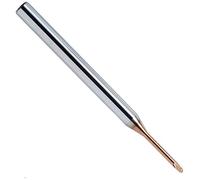 Karnasch 3062570150120 Microfresa Metal Duro Con Radio De 3D, < 15×D, 1.5Mm Diámetro De Corte, 12 Mm Utilizando Longitud, 4Mm Diámetro Del Vástago, 55Mm Longitud, 1.20Mm Longitud De Corte
