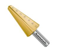 Karnasch Broca Escalonada HSS-XE TIN Dorado, d=8-20mm, 5/16"-13/16", CBN