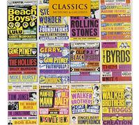 Karnet kwadrat z koperta A selection of British Concert posters