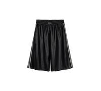 KARO KAUER Shorts con aspecto de cuero negro | M