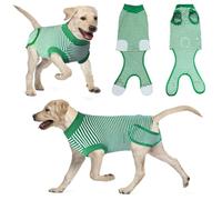 KAROKU Traje de recuperación para Perros, Uso después de la cirugía para Mascotas machos y Hembras, Mameluco Profesional para cirugía para recuperación de heridas Abdominales, Camisa de recuperación