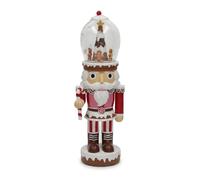 KAROLINE&CO. Cascanuez 40 cm con luz, música y Movimiento - Decoracion Navidad - Figura navideña Premium para Adornos Navidad y Christmas Decorations