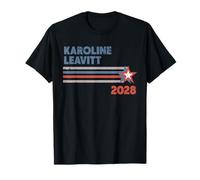 Karoline Leavitt 2028 para la campaña patriótica Presidencial Camiseta