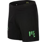 Karpos 2500937-002 LAVAREDO Over Short Shorts Hombre Black/Green Fluo Tamaño XL