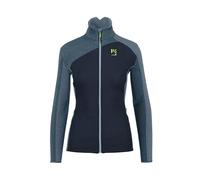 KARPOS 2532023-035 FEDERA F.-Z W Fleece Sweatshirt Mujer Vulcan/Bering Sea/Mountain SPR Tamaño S