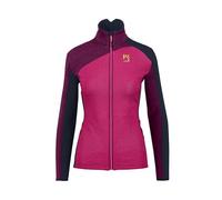 KARPOS 2532023-054 FEDERA F.-Z W Fleece Sweatshirt Mujer Pink/Boysenberry/Vulcan Tamaño S