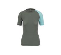 KARPOS 2532051-024 DIN. MER. 130 W T-S. Thermal Shirt Mujer Thyme/Aqua Sky Tamaño M