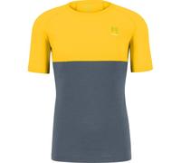 KARPOS Cimonega T-shirt - Hombre - Gris / Amarillo - talla M- modelo 2025