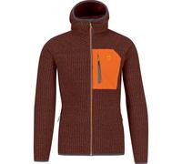 Karpos Rocchetta Evo Hoodie Fleece forro polar hombre - Mahogany/Vibr.Orange - L