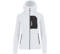 Karpos Rocchetta Evo Hoodie W Fleece forro polar con capucha mujer - Bright White/Black - XS