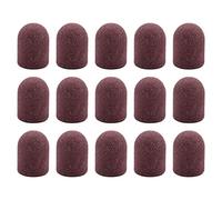 Karriter 50 bandas de lijado tapas de bloque sin agarre 80 120 180 13 x 19 mm tapón de lijado manicura pedicura taladro de uñas eléctrico 03