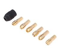 Karriter 7 piezas para pinza de latón 1.0/1.6/2.0/2.4/3.0/3.2 + para comprobación M8X0.75
