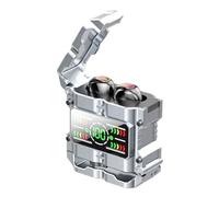 Karriter M60 Mecha TWS Auriculares InaláMbricos Bluetooth Auriculares con CancelacióN de Ruido TáCtiles Auriculares Deportivos EstéReo HD para Juegos A Prueba de AguaA