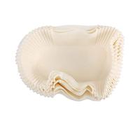 Karriter Paquete de 80 forros de hojalata para pan a prueba de grasa, borde recto, papel pergamino antiadherente, moldes para tartas