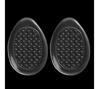 Karrychen Almohadillas para el talón para mujer Almohadilla para zapatos Plantar Silicona Transparente Invisible Soporte Cojín Plantilla Tacón alto Inserción de gel universal Alivio del dolor Masaje antideslizante Ortopédico