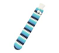 karrychen Plush Knitted Cover Hot Water Bottle Long Strip Shape Hot-Water Bag -A#
