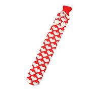 karrychen Plush Knitted Cover Hot Water Bottle Long Strip Shape Hot-Water Bag -K#