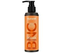 KARSEELL Acondicionador Sin Aclarado Leave In Capilar con Aceite de Argán y Colágeno Hidratante Reparador Antifrizz Cabello Seco Dañado Teñido Rizado Encrespado Nutritivo Brillo Suavidad 200ml