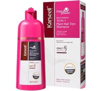Karseell MACA CARE SYSTEM Champú Tinte Negro Natural Cobertura Canas Instantáneo Aceite de Argán Queratina Hidrolizada Sin Parabenos Sin Siliconas Cabello Seco Dañado Teñido 5 Minutos 500ml