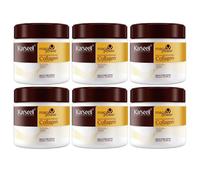 Karseell MACA CARE SYSTEM Pack de 6 Mascarilla Capilar Profesional Colágeno Aceite de Argán Coco Karité Reparadora Nutritiva Hidratante Antifrizz Brillo Cabello Seco Dañado Encrespado Sin Sulfatos