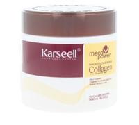 Karseell MACA CARE SYSTEM Mascarilla Capilar Profesional Colágeno Aceite de Argán Coco Karité Reparadora Nutritiva Hidratante Antifrizz Brillo Cabello Seco Dañado Encrespado Teñido Sin Sulfatos 500ml