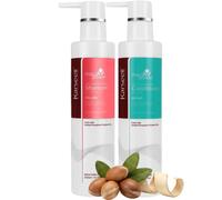 KARSEELL Pack Champú Voluminizador y Acondicionador Reparador Aceite de Argán Pantenol Volumen Hidratación Cabello Fino Seco Dañado Brillo Uso Diario Sin Sulfatos Parabenos 200ml x2