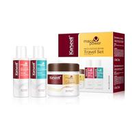 Karseell Sets de Viaje para el Cuidado del Cabello, Colágeno Mascarilla Pelo, Champu Y Acondicionador, Restauración Profunda para Seco y Dañado el Cabello Todo Tipo de Cabellos