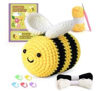 Karsspor Kit de ganchillo principiantes, Kit de iniciación al ganchillo con instrucciones detalladas y tutoriales en vídeo, Kit completo de animales de ganchillo, Ganchillo para adultos niños, Ad