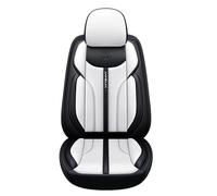 Karstry Juego Completo de Fundas para Asientos de Coche Universales, Fundas Asientos Coche Delanteros y Traseros, Compatible con Airbag Lateral, Se Adapta a la Mayoría de los Automóvil, Blanco